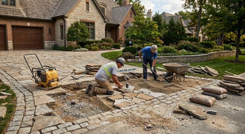 Brick Driveway Repair in Sarasota County, FL