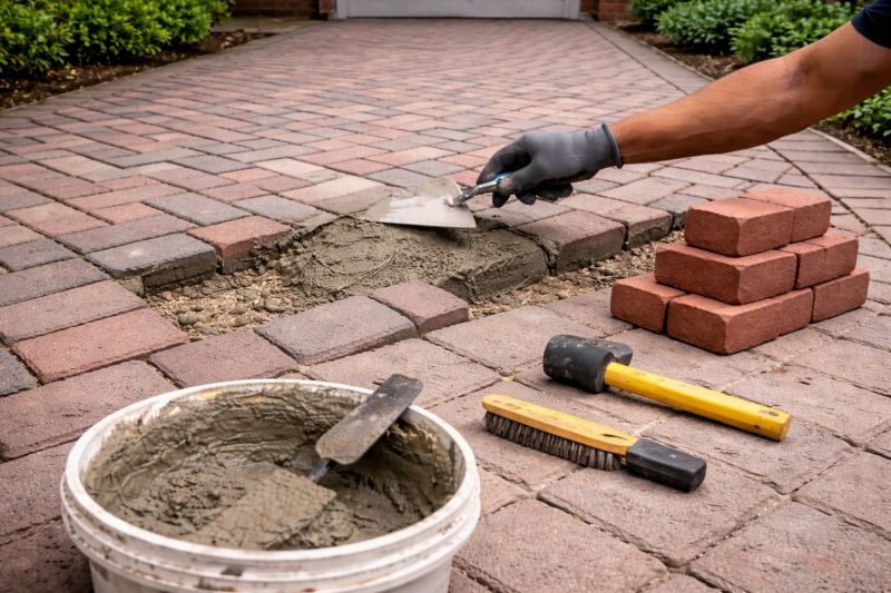 Brick Flatwork Repair in Ellenton, FL