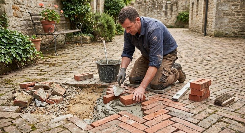 Brick Flatwork Repair in North Port, FL