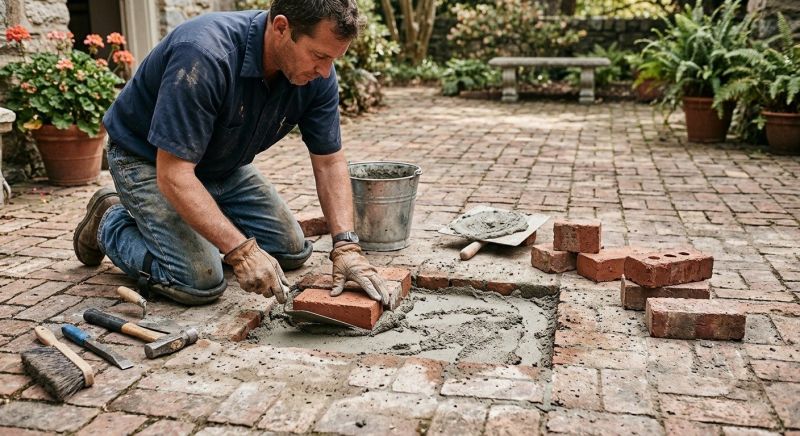 Brick Flatwork Repair in Palmetto, FL
