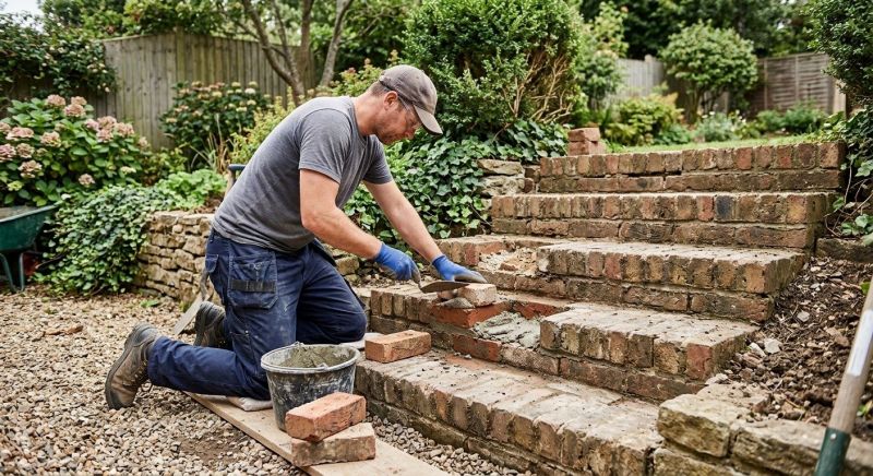 Brick Stairs Repair in Englewood, FL