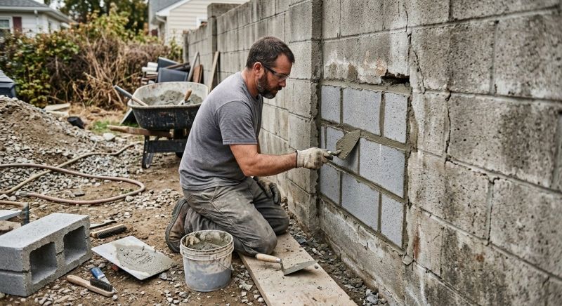 Cinder Block Repair in Sarasota County, FL