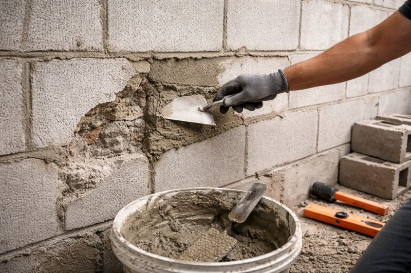 Cinder Block Wall Repair in Venice, FL