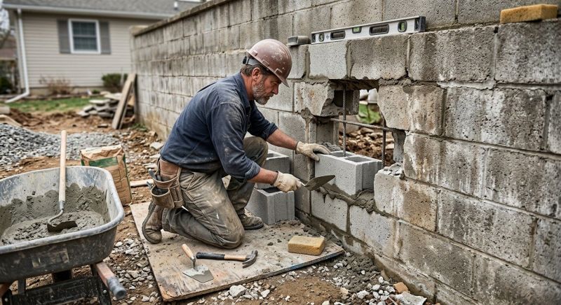 Masonry Wall Repair in Sarasota County, FL