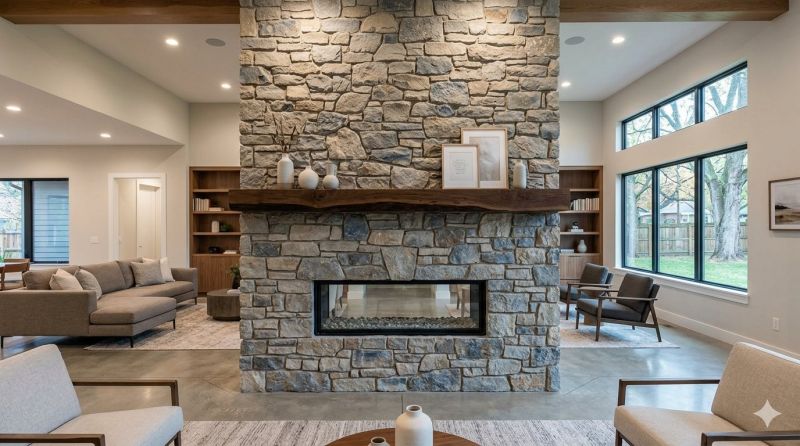 Stone Chimney Installation in Manatee County, FL