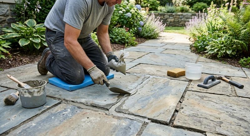 Stone Walkway Repair in Sarasota County, FL